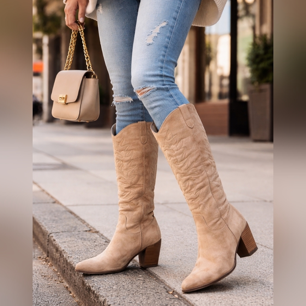 New JF Tall Boots Size 8